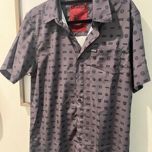 DIXXON Black and Gray Logo Men's Shirt